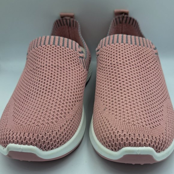 LAUREN TAYLOR Womens Pink SNEAKERS Size 37 slip-on ESPADRILLE stunning - Picture 1 of 12